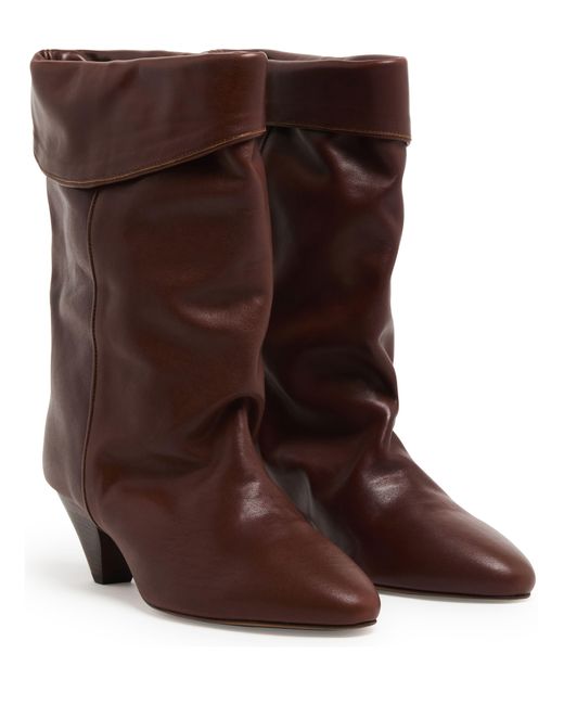 Isabel Marant Brown Dalby Ankle Boots