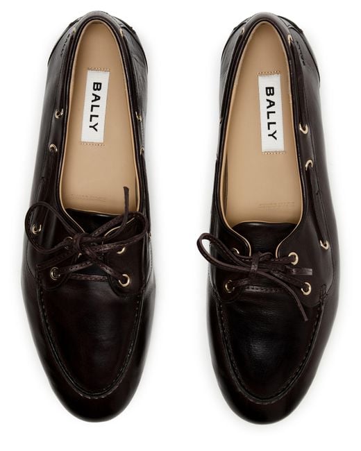 Bally Black Loafer Plume
