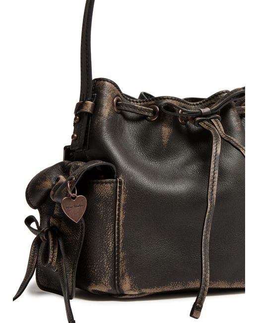 Acne Black Multipocket Mini Bucket Bag Vintage