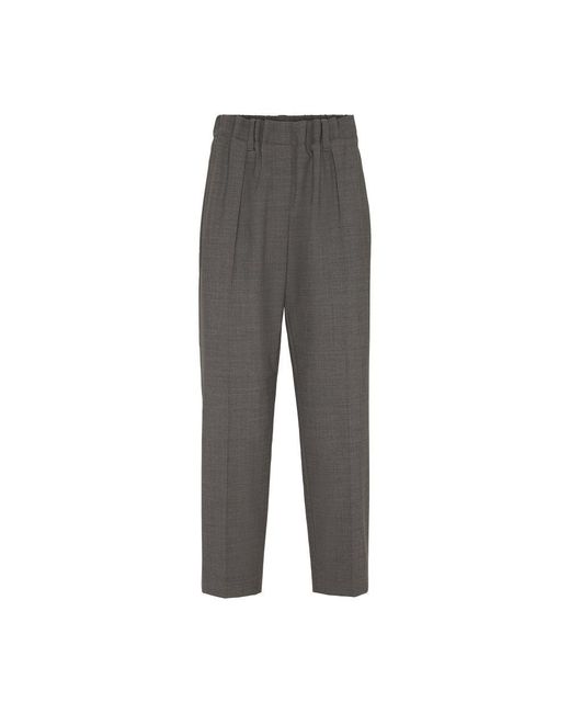 Brunello Cucinelli Gray Wool Pants