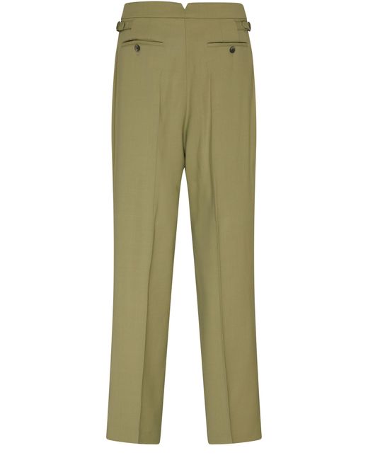 AMI Green Large Fit Trousers for men