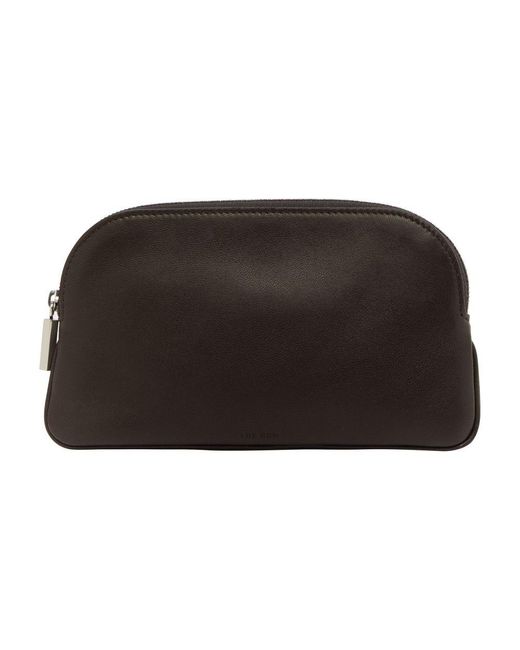 The Row Black Circle Pouch