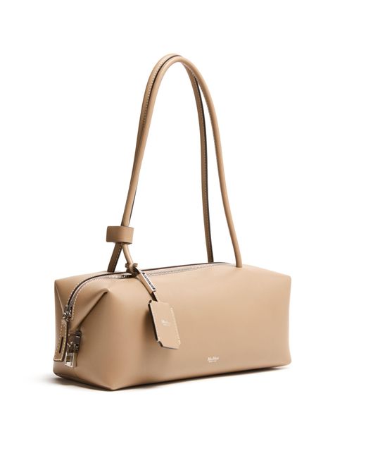 Max Mara Natural Schultertasche Holdall Mit Kordelzug
