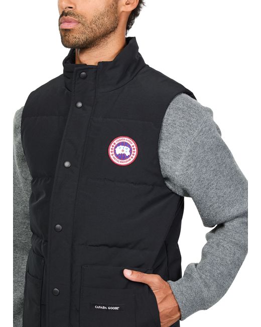 Canada Goose Blue Freestyle Sleeveless Puffer Jacket for men