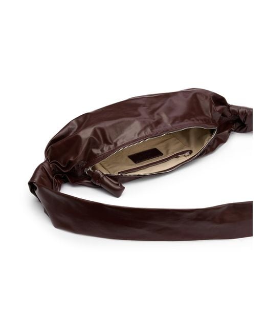 Lemaire Brown Croissant Soft Small Bag