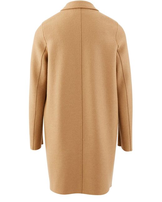 tan cocoon coat