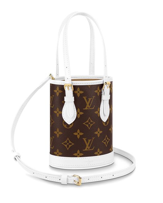 Louis Vuitton White Nano Bucket