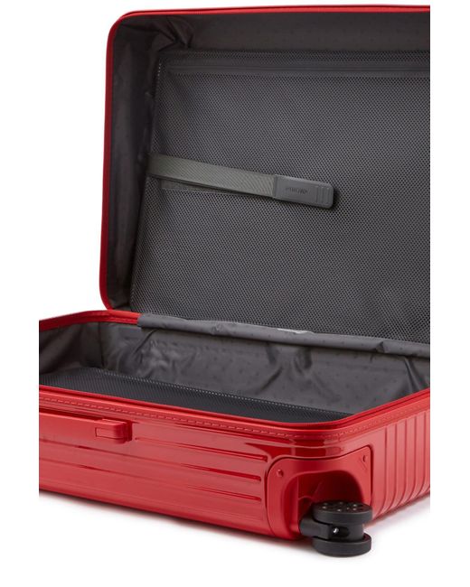 RIMOWA Essential Check-in L Suitcase in Red for Men