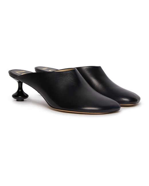 Loewe Black Toy Sculpted-heel Leather Heeled Mules