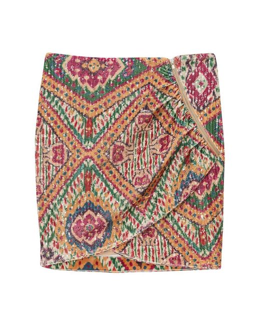 Ba&sh Yellow Toya Skirt