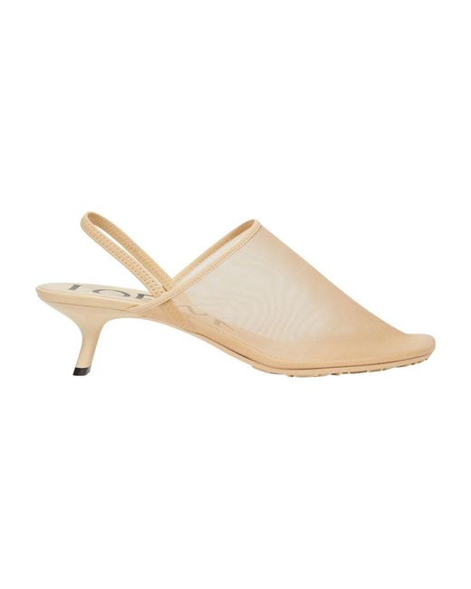 ロエベ Petal 45 スリングバックパンプス 送料関税込□LOEWE□Petal 45 メッシュ スリングバック パンプス