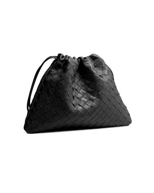 Bottega Veneta Black Intrecciato Calfskin Medium Dustbag