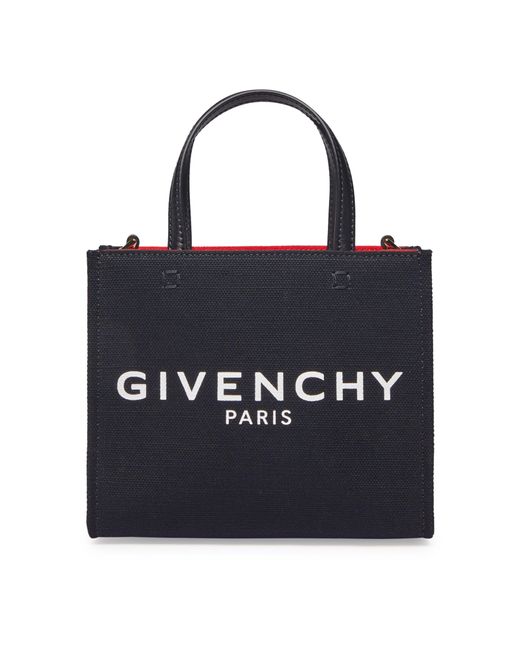 Givenchy Blue Mini G Tote Shopping Bag