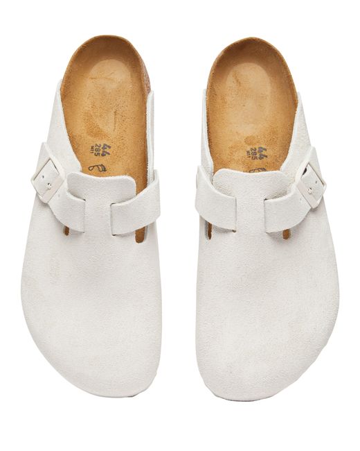 Birkenstock White Boston Sandals In for men