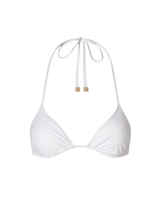 Dolce & Gabbana White Triangle Bikini Top