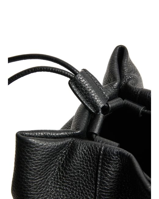 The Row Black Joe Leather Backpack