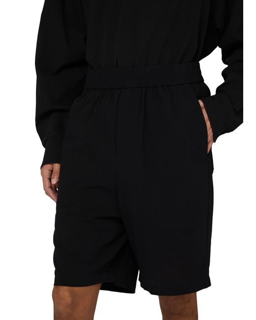 AMI Bermudashorts mit elastischem Bund in Black für Herren