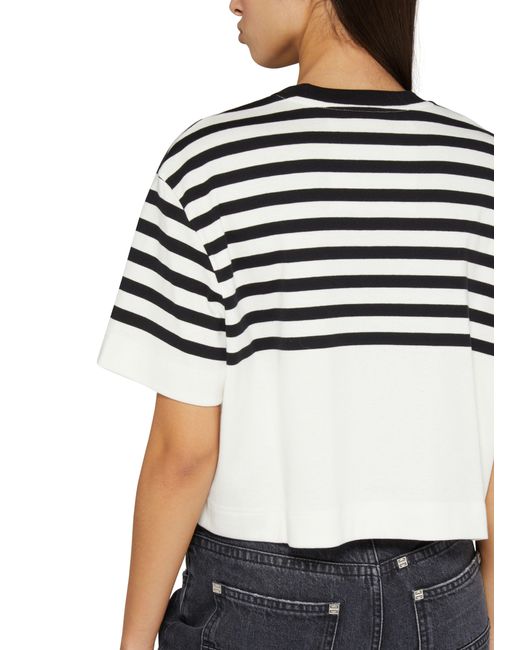 Givenchy Black Cropped T-shirt