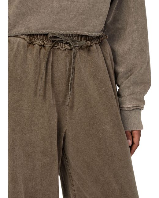 Acne Brown Hose Mit Weitem Bein