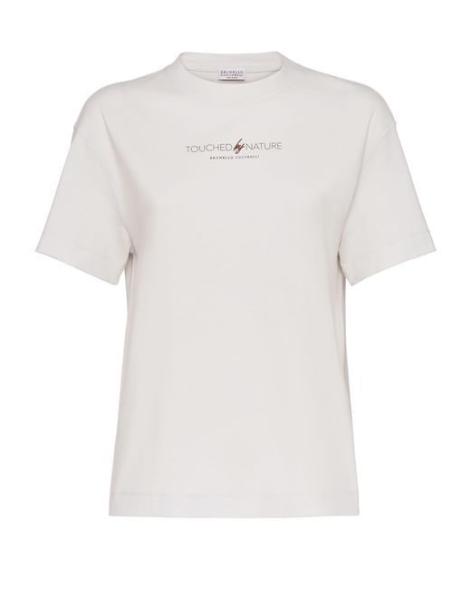 Brunello Cucinelli White Lightweight Jersey T-shirt
