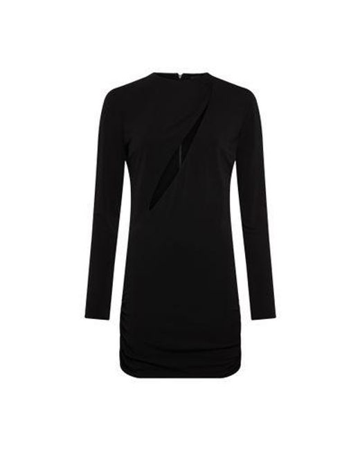 Versace Black Tessuto Mini Dress