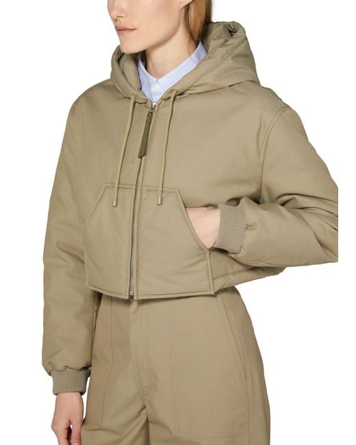 Loewe Green Jacke mit Kapuze