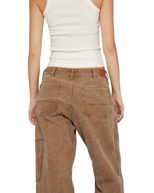 Acne Brown Straight Pants