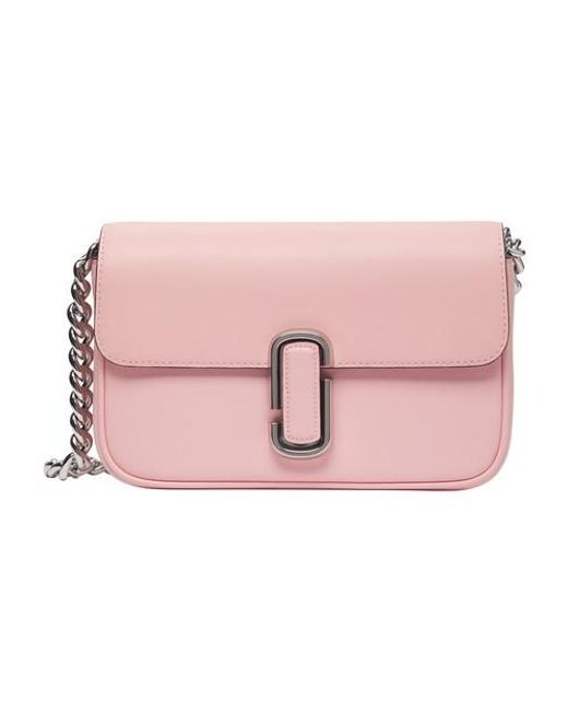 Marc Jacobs THE Leather The J Marc Shoulder Bag in Pink | Lyst Australia