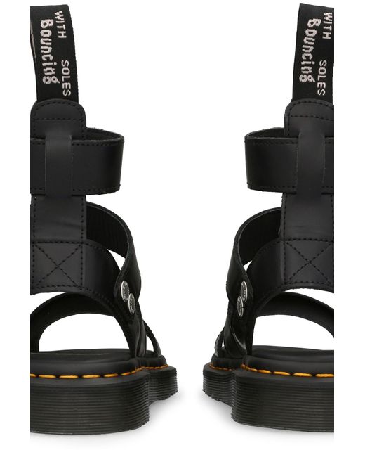 black high top sandals