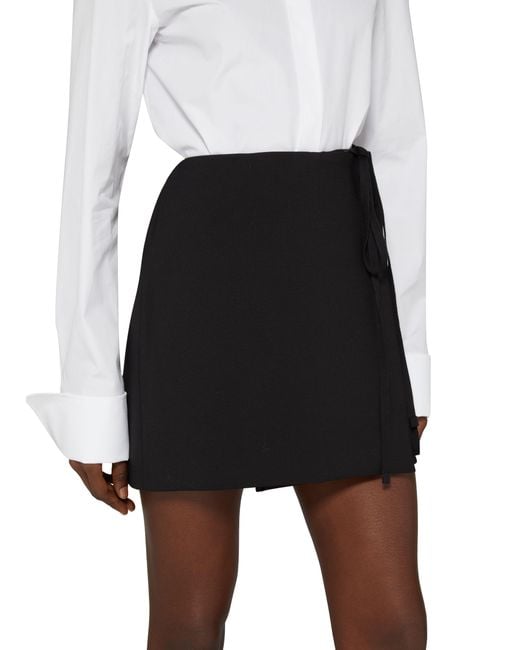 Sportmax Black Genny Mini Skirt