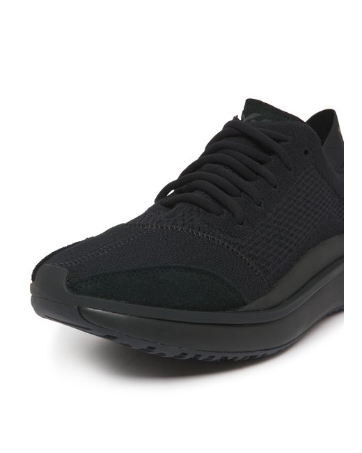 Y-3 Black Qisan Low Top Sneakers for men