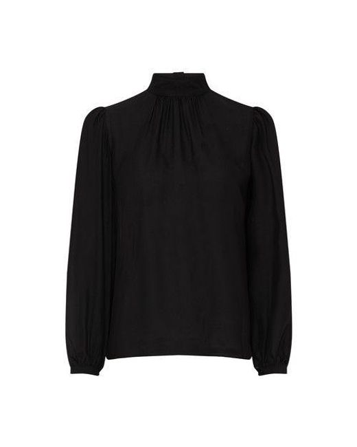 A.P.C. Black Lolly Long-sleeved Blouse