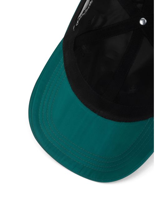 Dolce & Gabbana Baseballcap aus Nylon mit Branding-Tag in Green für Herren