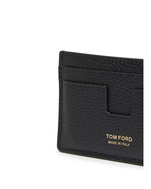 Tom Ford Kartenetui aus Leder in Black für Herren