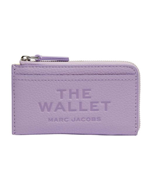 Marc Jacobs Purple The Top Zip Multi Wallet