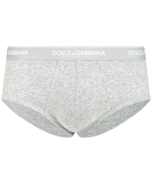 Dolce & Gabbana White Two-Pack Brando Briefs for men