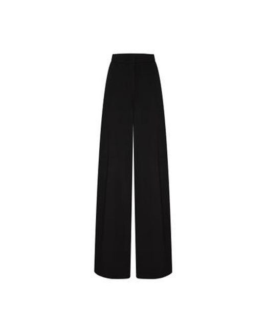 Max Mara Black Hose Mit Weitem Bein Circolo