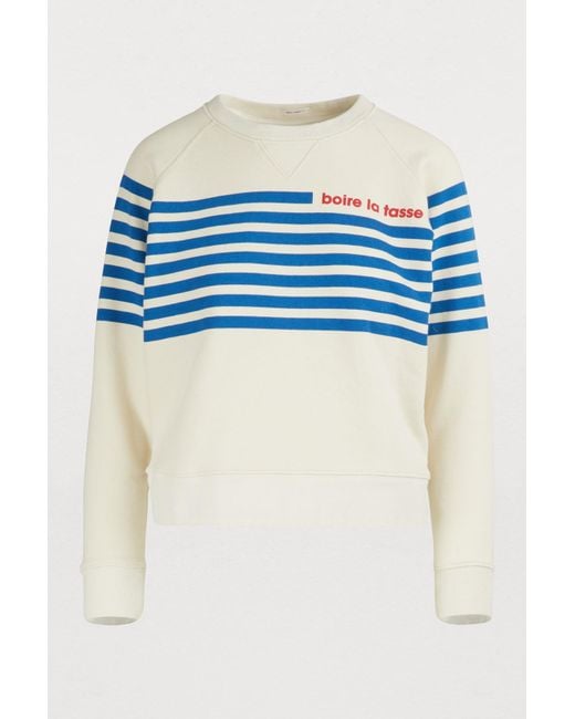 Mother Blue The Square Pullover Sweatshirt