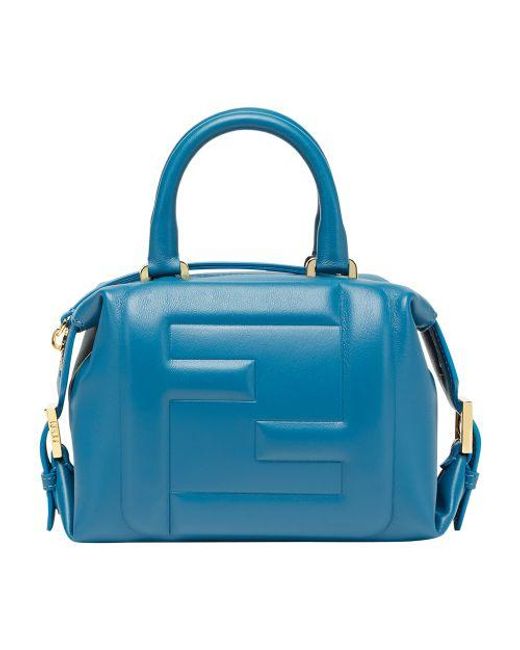 Fendi Blue Ff Cube Bag