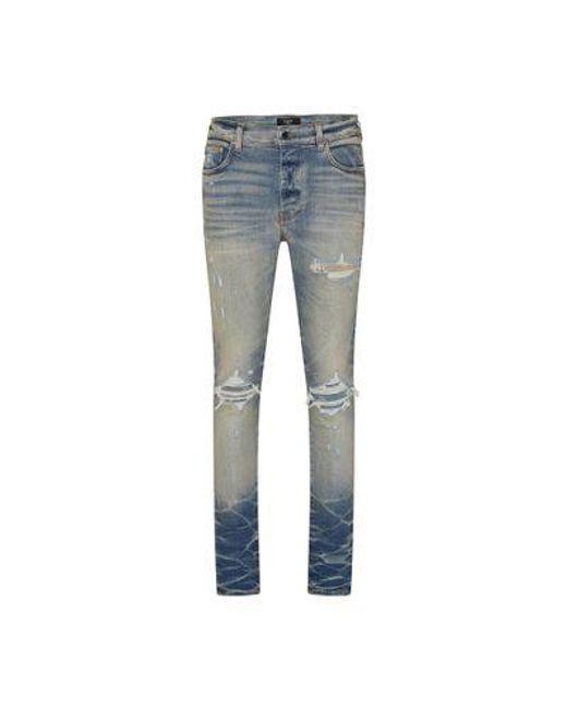 Amiri Blue Bandana Jacquard Mx1 Fit Jeans for men