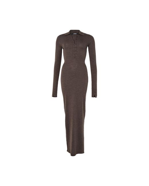 jacquemus dress brown Jacquemus Resort La Robe Gaua – Balardi main image 0