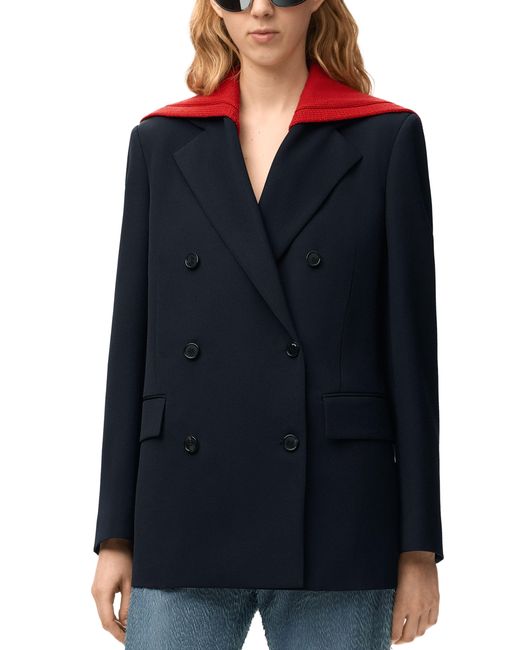 Loewe Blue Wool Blazer