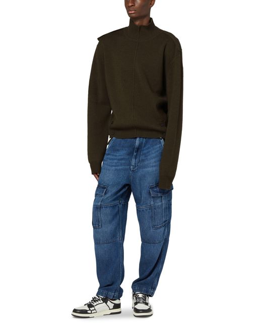 A_COLD_WALL* Green Utility Mock Neck Sweater for men