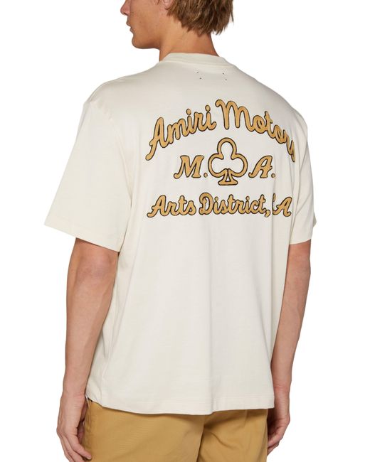 T-shirt à manches courtes Motors Amiri pour homme en coloris White