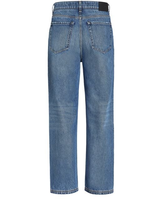 Fendi Blue Straight-Cut Jeans for men