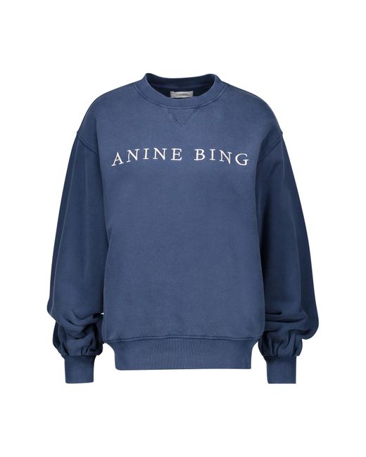 Anine Bing Blue Sweatshirt Esme