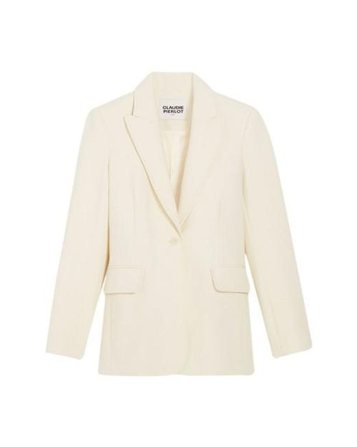 Claudie Pierlot White Ivory Suit Jacket