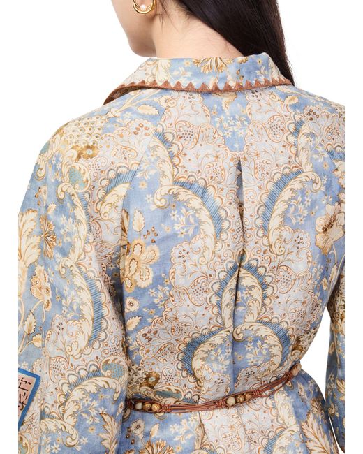 Zimmermann White Midikleid Daylight