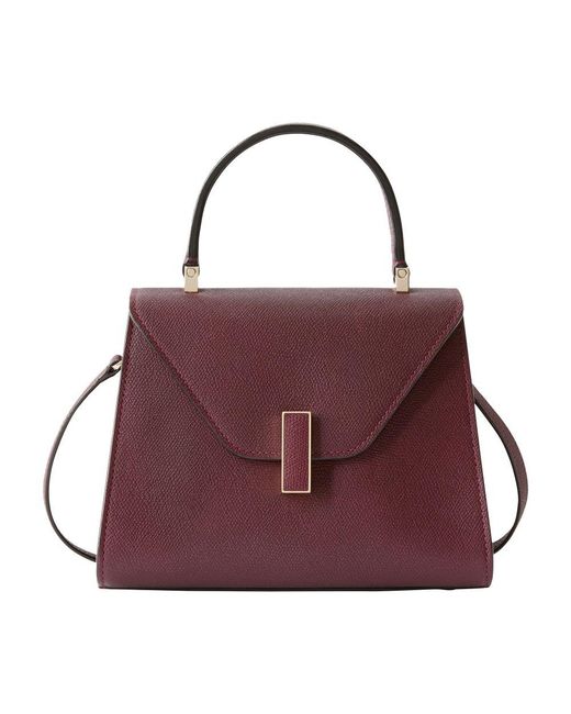 Valextra Purple Mini-Tasche Iside