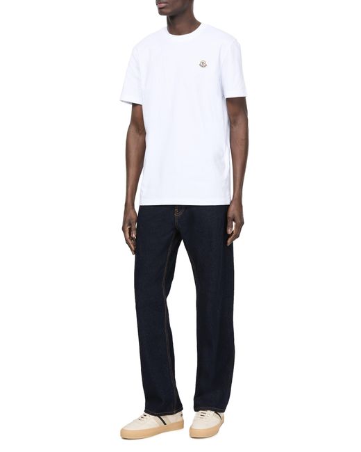 Moncler Kurzarm-T-Shirt in Gray für Herren